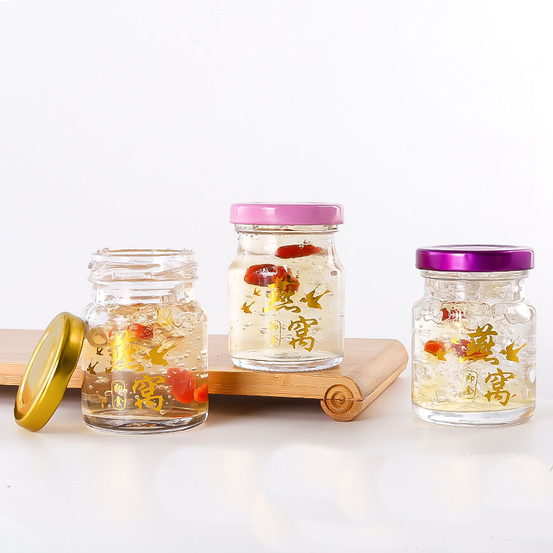 Bird's Nest Glass Jar