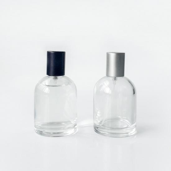 Transparent perfume bottle