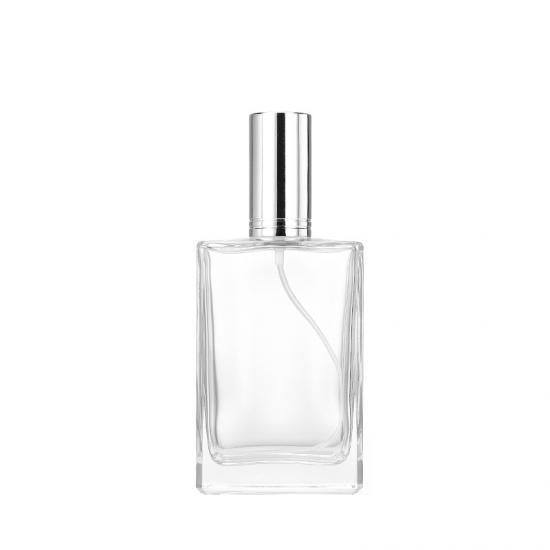 Transparent perfume bottle