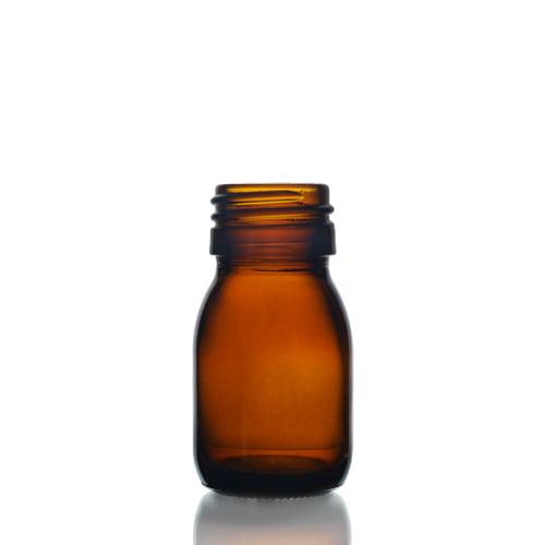 amber glass bottle