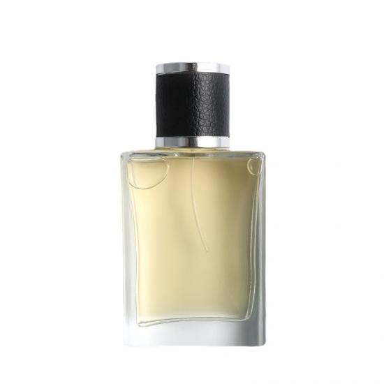 Transparent perfume bottle